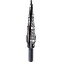 Foret &eacute;tag&eacute; no 1, 1/8" - 1/2", Incr&eacute;ments de 1/32", Acier rapide Groupe Belzile Dickner