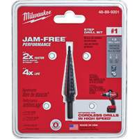 Foret &eacute;tag&eacute; no 1, 1/8" - 1/2", Incr&eacute;ments de 1/32", Acier rapide Groupe Belzile Dickner