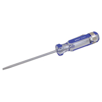 Slotted Screwdriver, 1/8" Tip, Round, 5-1/2" L, Plastic Handle Groupe Belzile Dickner