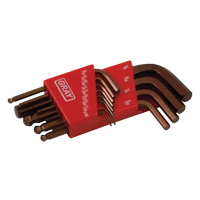 Short Ball End Hex Key Set, 13 Pcs., Imperial Groupe Belzile Dickner