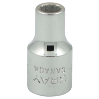 Douille, 3/16", Prise 1/4", 12 pans Groupe Belzile Dickner