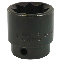 Socket, Impact, 1", 1/2" Drive, 8 Points Groupe Belzile Dickner
