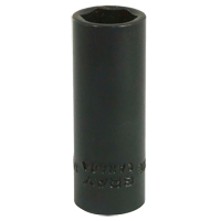 Socket, Impact, 1/2", 3/8" Drive, 6 Points, Deep Groupe Belzile Dickner