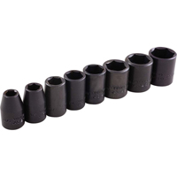 Jeu de douilles, 8 Mcx, Chocs, Prise de 3/8" Groupe Belzile Dickner
