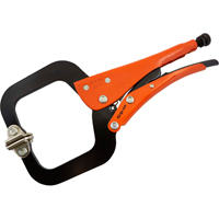 Locking Pliers, 11-3/4" Length, C-Clamp Groupe Belzile Dickner