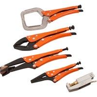 Welding Locking Plier Set, 5 Pieces Groupe Belzile Dickner
