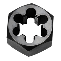 Hex Rethreading Die Nut, 2"/1" Dia., 3/4"-14 Thread, Carbon Steel/Chromium Steel Groupe Belzile Dickner