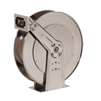 Stainless Steel Hose Reel, Single Hose, 10-1/2" W x 24" D x 25-3/8" H Groupe Belzile Dickner