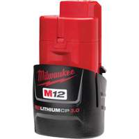 M12 Redlithium 3.0 Compact Battery Pack, Lithium-Ion, 12 V, 3.0 Ah Groupe Belzile Dickner