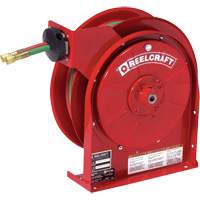 Spring Retractable Welding Hose Reel, Welding Gases, 1/4" x 25', Dual Hose, 200 psi Groupe Belzile Dickner