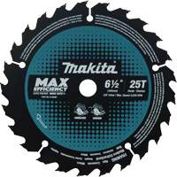 Max-Efficiency Circular Saw Blade, 6-1/2", 25 Teeth, Laminate/Wood Use Groupe Belzile Dickner