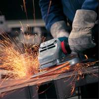 Large Angle Grinder with Rat Tail Handle, 7", 120 V, 15 A, 6500 RPM Groupe Belzile Dickner