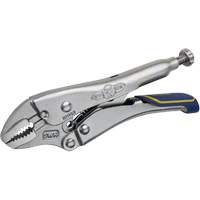 Fast Release Locking Pliers with Wire Cutter, 5" Length, Curved Jaw Groupe Belzile Dickner