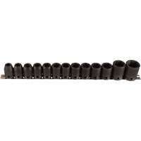 Jeu de douilles, 13 Mcx, Chocs, Prise de 1/2" Groupe Belzile Dickner