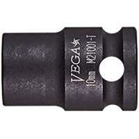Douille &agrave; paroi mince, Chocs, 8 mm, Prise 3/8", 6 pans Groupe Belzile Dickner