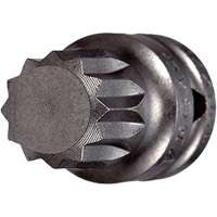 Embout &agrave; ins&eacute;rer, Triple carr&eacute;, 5 x 3/4" lo, Prise 1/4" Groupe Belzile Dickner