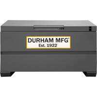 Boîte de rangement pour le chantier, 48" x 24" x 27-13/16", Acier, Gris Groupe Belzile Dickner