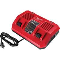 M18 Dual Bay Simultaneous Rapid Charger, 18 V, Lithium-Ion Groupe Belzile Dickner