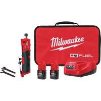 Trousse meuleuse droite M12 Fuel, 1/4" collet, 12 V, Lithium-ion Groupe Belzile Dickner