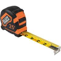 Tape Measure with Belt Clip, 25', 1/16" Graduations Groupe Belzile Dickner