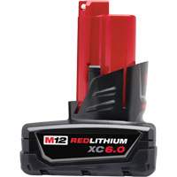 M12 Redlithium XC6.0 Battery, Lithium-Ion, 12 V, 6 Ah Groupe Belzile Dickner