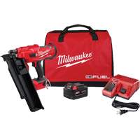 Ensemble de cloueuse de charpente &agrave; 21 degr&eacute;s M18 Fuel, 18 V, Lithium-ion Groupe Belzile Dickner