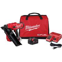 Ensemble de cloueuse de charpente &agrave; 30 degr&eacute;s M18 Fuel, 18 V, Lithium-ion Groupe Belzile Dickner