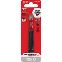 Shockwave Impact Duty Screwdriver Bit, Torx, T-25 Tip, 1/4" Drive Size, 3-1/2" Length Groupe Belzile Dickner
