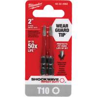 Embout de tournevis Shockwave Impact Duty, Torx, T-10, Prise 1/4" Groupe Belzile Dickner