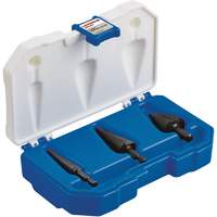 Step Drill Bit Set, 3 Pieces, High Speed Steel Groupe Belzile Dickner