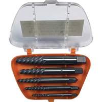 Drillco&reg; Screw Extractor Set with Drills, Carbide, 5 Pieces Groupe Belzile Dickner