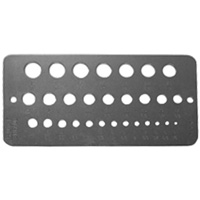 Gabarit de diam&egrave;tres pour foret fractionnaires Drillco Groupe Belzile Dickner