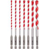 Jeu de forets pour perceuse &agrave; percussion Shockwave, 7 morceaux, Carbure Groupe Belzile Dickner