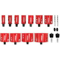 Plumber's Bi-Metal Hole Saw Set, 17 Pieces Groupe Belzile Dickner