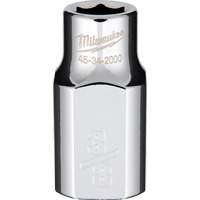 SAE Socket with Four Flat Sides, 3/8", 1/2" Drive, 6 Points Groupe Belzile Dickner