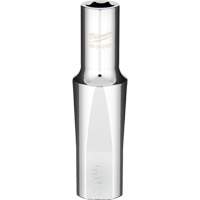 SAE Socket with Four Flat Sides, 3/8", 1/2" Drive, 6 Points, Deep Groupe Belzile Dickner