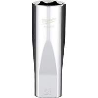 Metric Socket with Four Flat Sides, 20 mm, 1/2" Drive, 6 Points, Deep Groupe Belzile Dickner