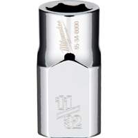 SAE Socket with Four Flat Sides, 11/32", 3/8" Drive, 6 Points Groupe Belzile Dickner