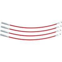 Avançon en m&eacute;tal flexible de remplacement pour ruban de tirage en polyester Groupe Belzile Dickner