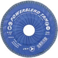 PowerBlend Trimmable Flap Disc, 5" x 7/8", Type 29, Z40 Grit, Zirconia Alumina Groupe Belzile Dickner