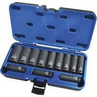 PS1238D Jeux - douilles, 12 Mcx, Chocs, Prise de 3/8", Profond Groupe Belzile Dickner