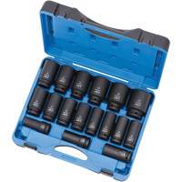 PS1734DM Jeu de douilles, 17 Mcx, Chocs, Prise de 3/4", Profond Groupe Belzile Dickner