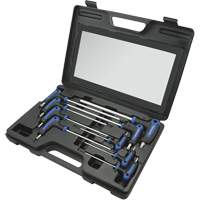 JTTK-9 T-Handle Key Wrench Sets, 9 Pcs., Torx&reg; Groupe Belzile Dickner