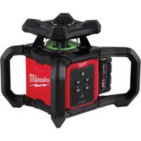 M18™ Green Interior Rotary Laser Level Kit with Remote/Receiver & Wall Mount Bracket, 1000' (304.8 m) UAW813 | Dickner Inc