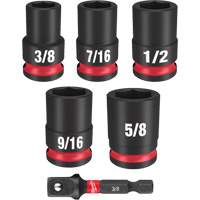 Shockwave Impact Duty SAE Socket Set, 6 Pcs, Impact, 3/8" Drive Size Groupe Belzile Dickner