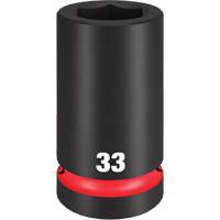 Shockwave Impact Duty Socket, Impact, 33 mm, 1" Drive, 6 Points, Deep Groupe Belzile Dickner