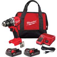 Ensemble perceuse/visseuse compacte sans balai M18, Lithium-ion, 18 V, Mandrin 1/2", Couple 550 lb-po Groupe Belzile Dickner
