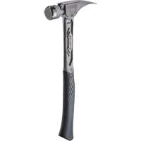 TIBONE Milled Titanium Framing Hammer, 14 oz., Solid Steel Handle, 15-1/4" L Groupe Belzile Dickner