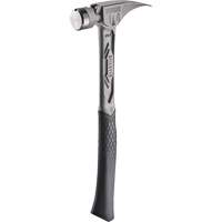 TIBONE Smooth Titanium Framing Hammer, 14 oz., Solid Steel Handle, 15-1/4" L Groupe Belzile Dickner