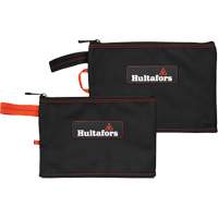 Multi-Purpose Zippered Bag, Ballistic Polyester, Black/Orange UAX335 | Dickner Inc